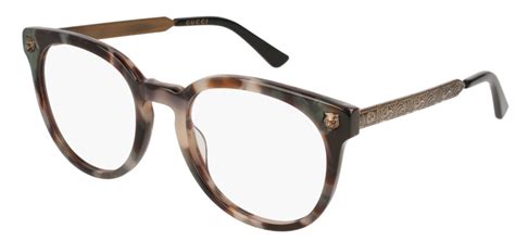 gucci gg0219o acetate shiny dark havana|Havana acetate round.